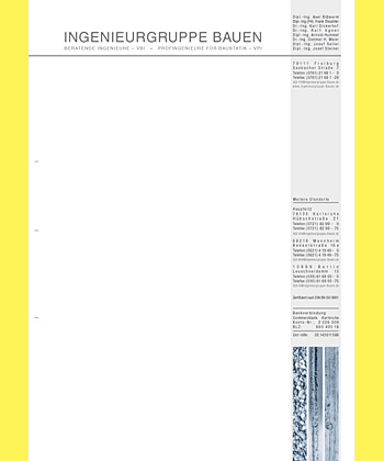 Briefbogen Ingenieurgruppe Bauen